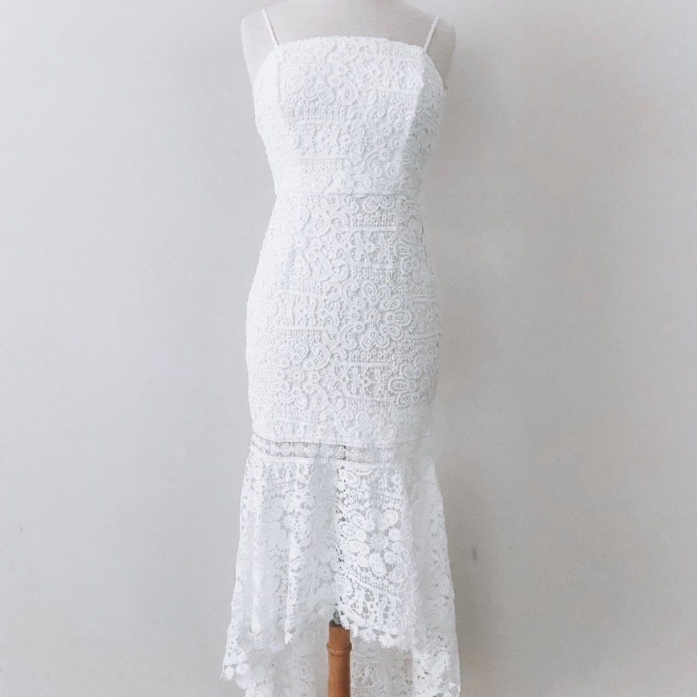 White Lace Dress NWT